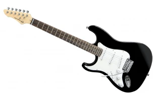 Gewa Pure RC-100 VGS, Елеклтрическа китара за лява ръка, Черна