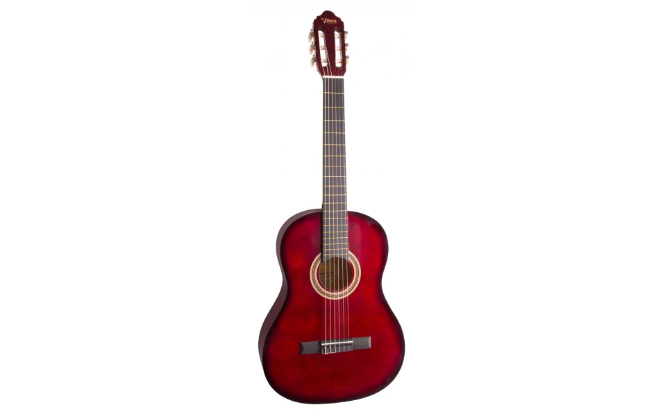 Класическа китара Valencia VC102 RDS, Размер 1/2, Червена