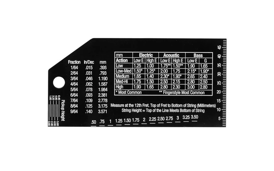 Music Nomad Precision String Action Gauge