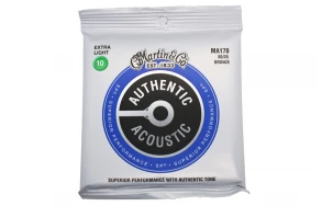 Martin MA170 Authentic, Струни за акустична китара 10-47