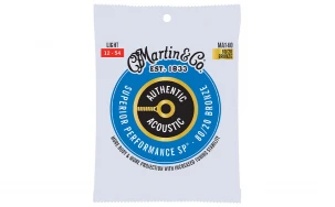 Martin MA140 Authentic, Струни за акустична китара 12-54