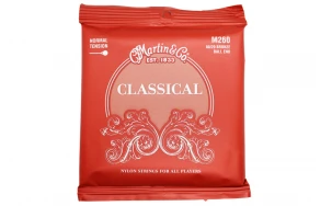Martin M260 Classical, Струни за класическа китара, Нормално напрежение, С топчета