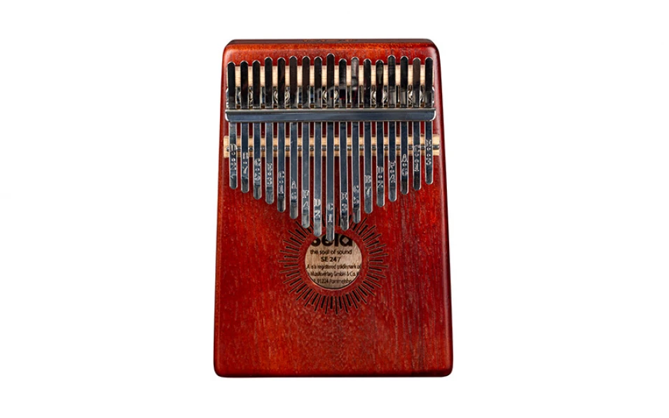 Калимба Sela 17 Mahogany - червена