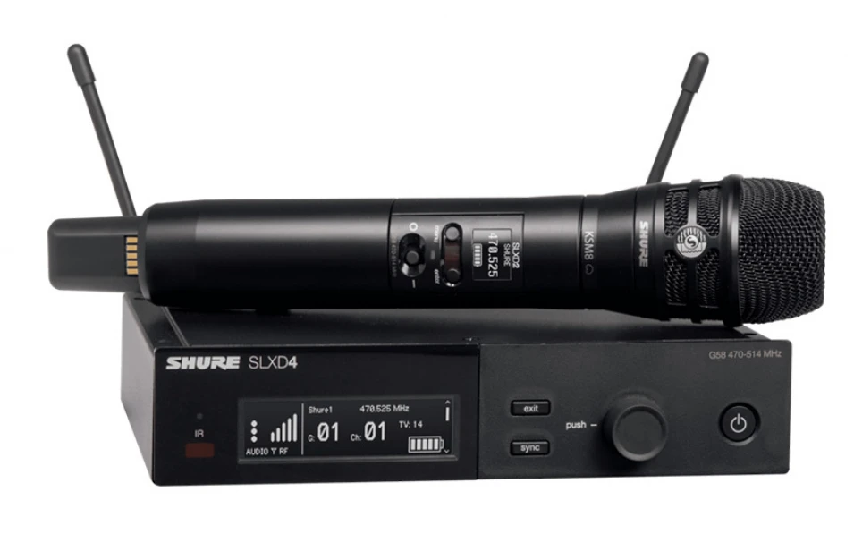 Shure SLXD24/KSM8B