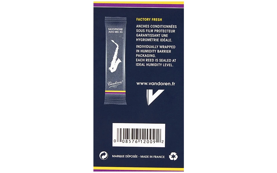 Платък за Алт саксофон Vandoren SR212, Размер 2