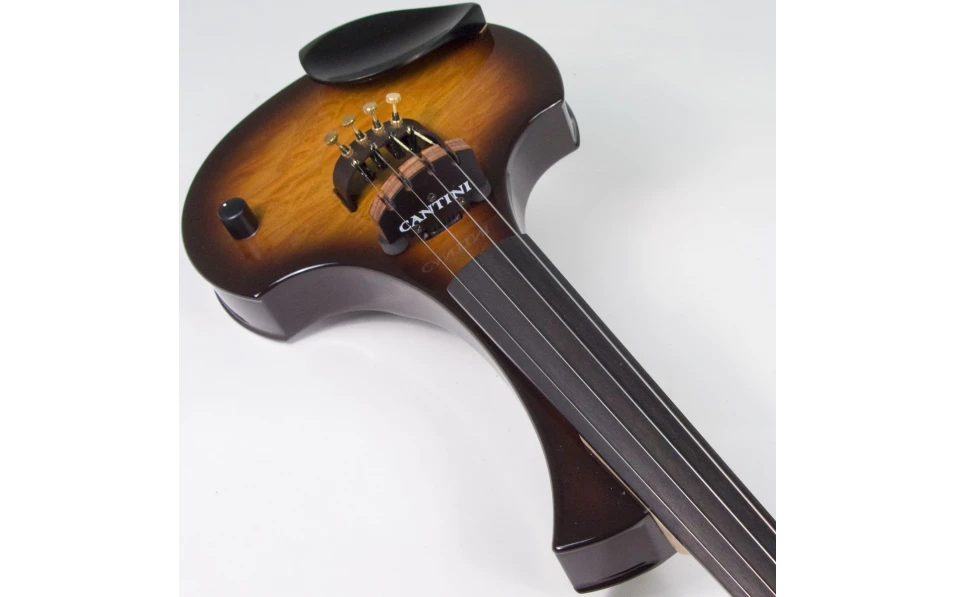 4 струнна Електрическа Цигулка Cantini Earphonic Ochietto Tabacco Burst