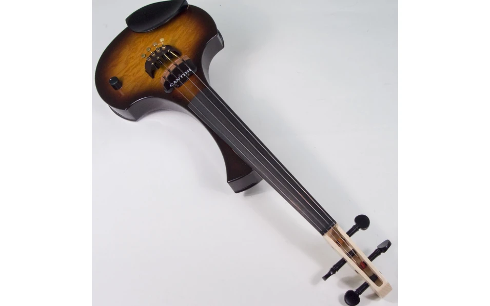 4 струнна Електрическа Цигулка Cantini Earphonic Ochietto Tabacco Burst