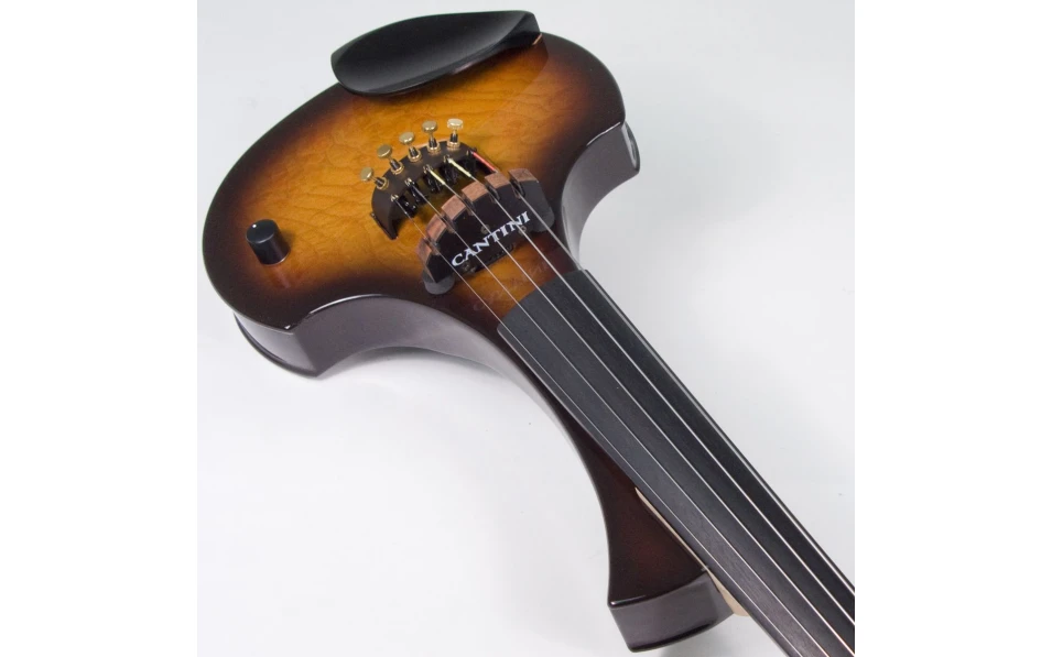 5 струнна Електрическа Цигулка Cantini Earphonic Occhietto Tabacco Burst