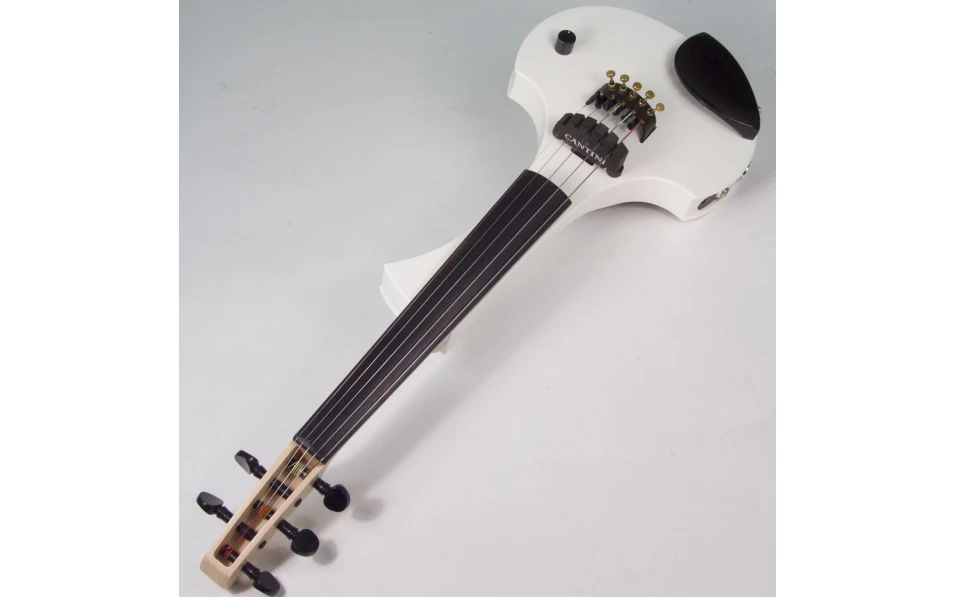 5 струнна Електрическа цигулка Cantini Earphonic White