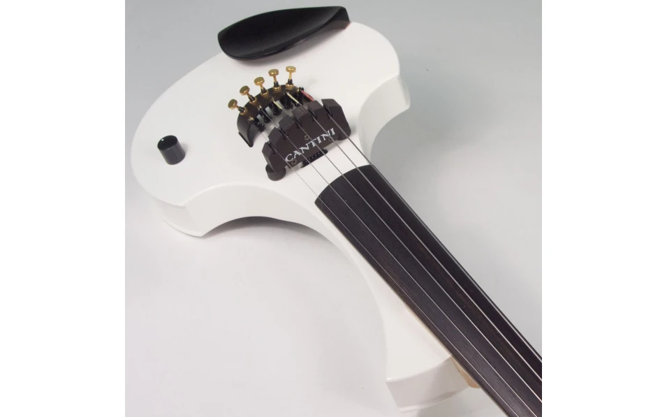 5 струнна Електрическа цигулка Cantini Earphonic White