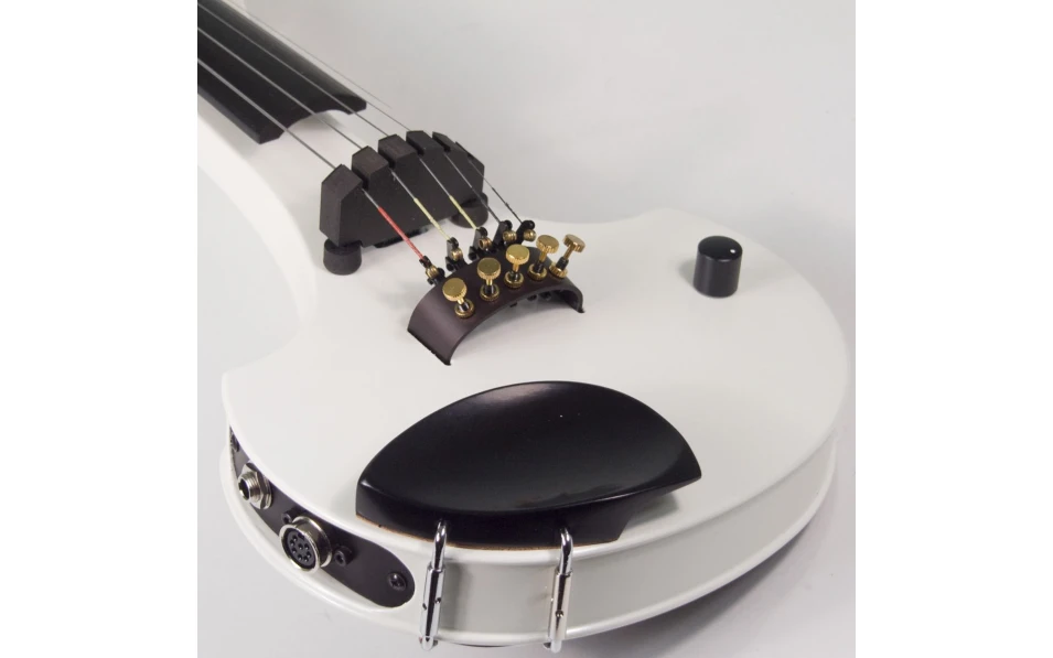 5 струнна Електрическа цигулка Cantini Earphonic White