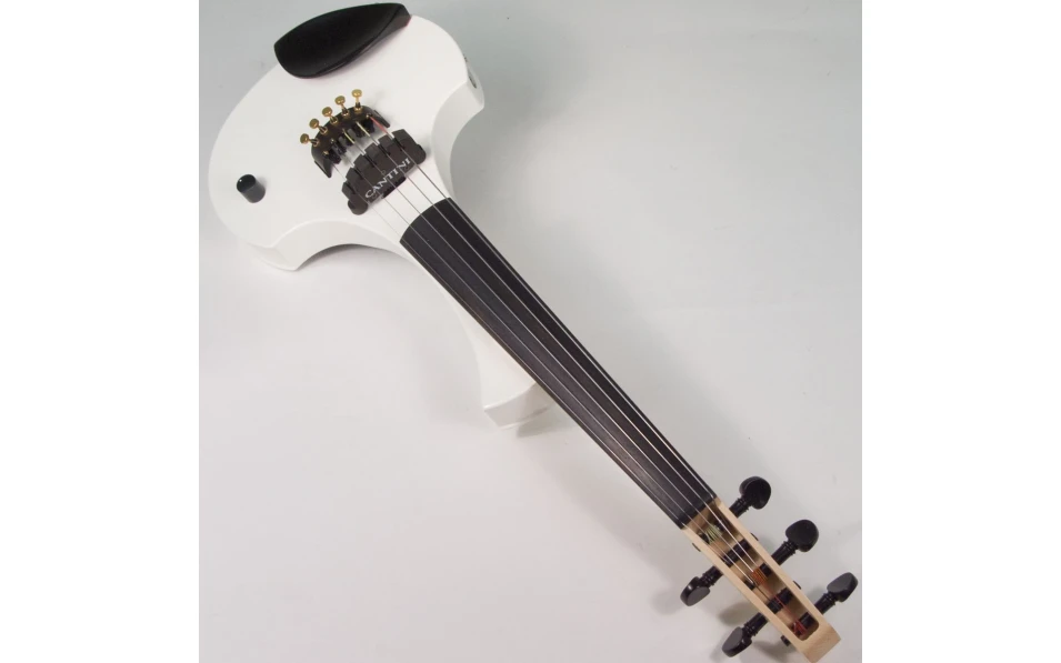 5 струнна Електрическа цигулка Cantini Earphonic White