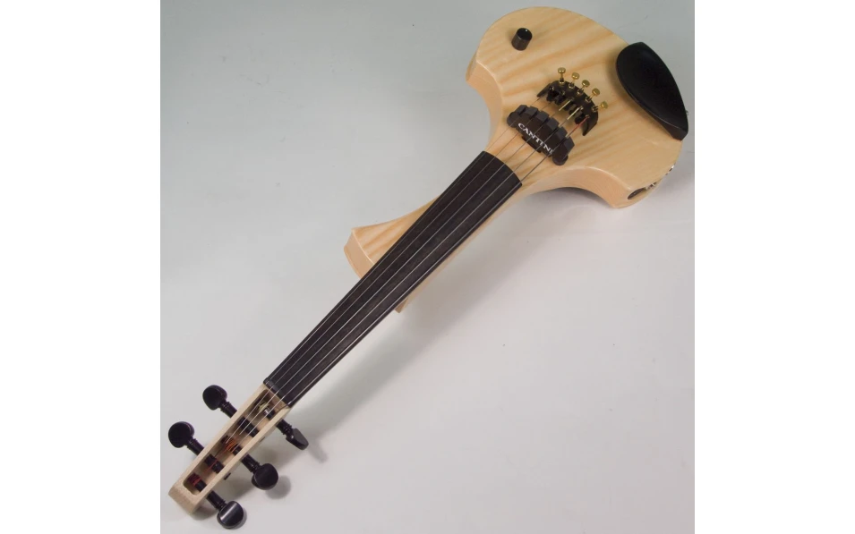 5 струнна Електрическа цигулка Cantini Earphonic Natural Wood