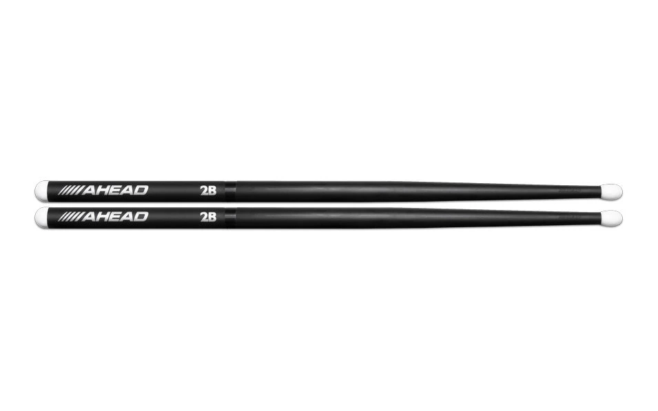 AHEAD Drumsticks - 2B (LT) 16.00" (64 grams) .595" Diameter, .035" Wall Thickness