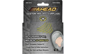 Ahead Acoustic Filter Technology - Ahead Custom Molded Earplugs (Tan)