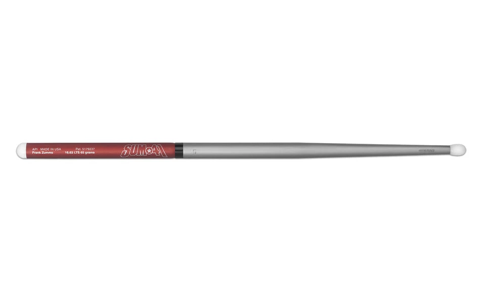 AHEAD Signature Series Drumsticks - Frank Zummo (LTS w/SAT) 16.63" (65 grams)) .595" Diameter, .035" Wall Thickness