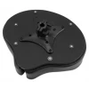 Ahead Drum Thrones - 18" Spinal G Saddle Black Cloth Top/Black Sides, 4 Leg Base, 8" to 24" Adjustment Height