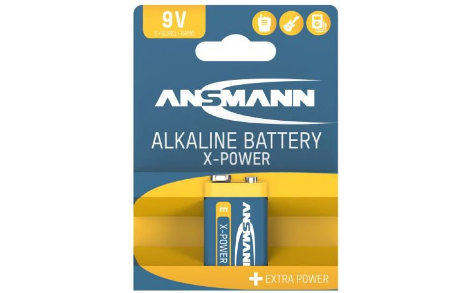 Ansmann 6LR61 X-Power, Алкална батерия 9V