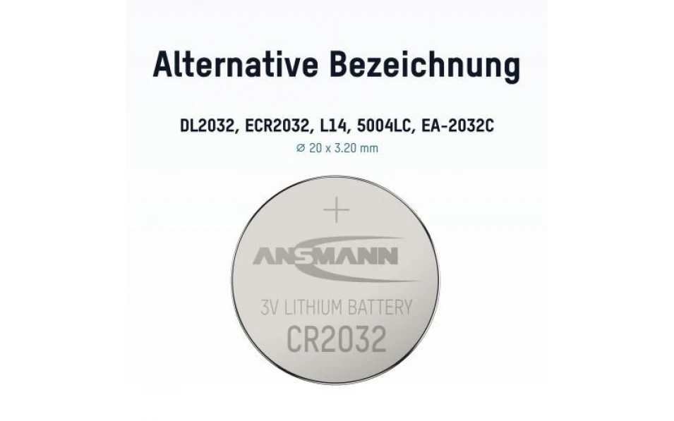 Ansmann Литиева батерия тип CR2032 