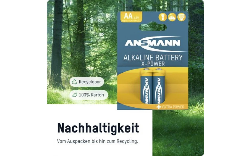 Ansmann LR6 X-Power, Алкални батерии тип AA, 4бр.