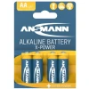 Ansmann LR6 X-Power, Алкални батерии тип AA, 4бр.