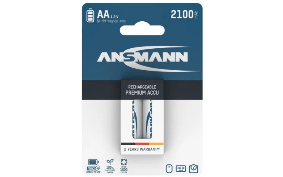 Ansmann R6 2100mAh MaxE, Акумулаторни батерии 2бр.