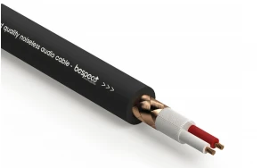 Микрофонен кабел Bespeco B/CVP100SBL, 2x0.25mm², Ø6.5mm, Син