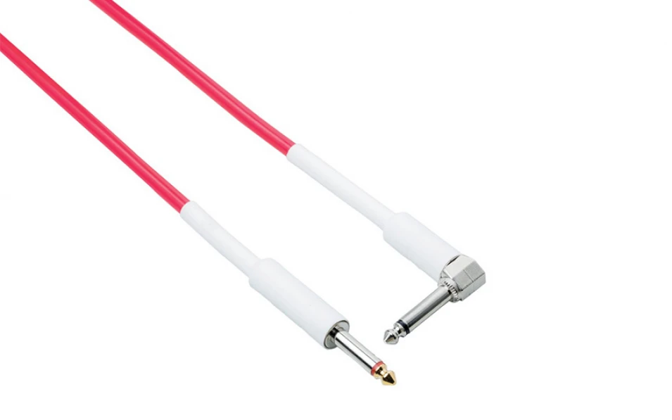 Кабел Bespeco DRAG1000PBK, 6.3mm/6.3mm, 10m, Г-образен