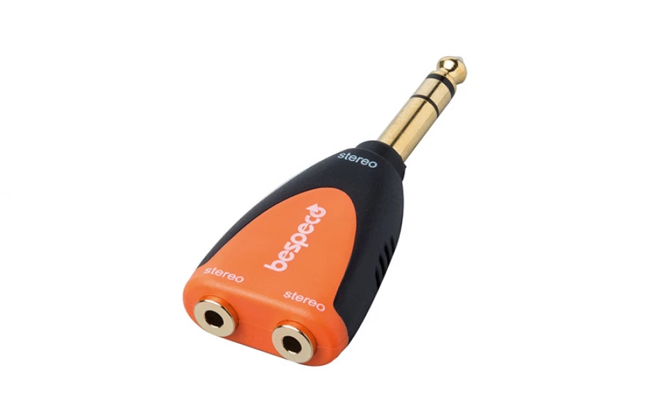 Адаптер Bespeco SLAD230, 2x3.5mm/6.3mm