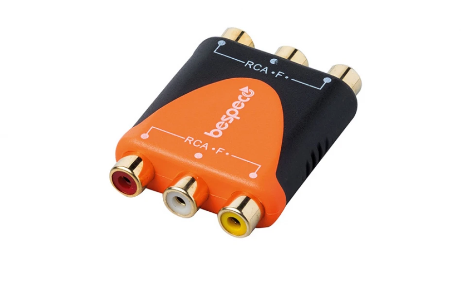 Адаптер Bespeco SLAD345, 3xRCA/3xRCA