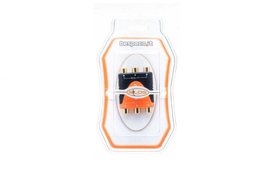 Адаптер Bespeco SLAD345, 3xRCA/3xRCA