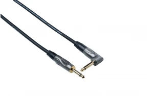 Кабел Bespeco TT600P, 6.3mm/6.3mm, 6m, Г-образен