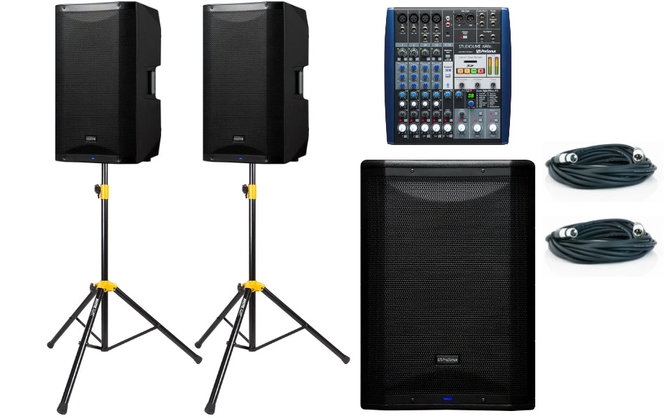 Presonus AIRXD12/XDSub15/AR8C Bundle
