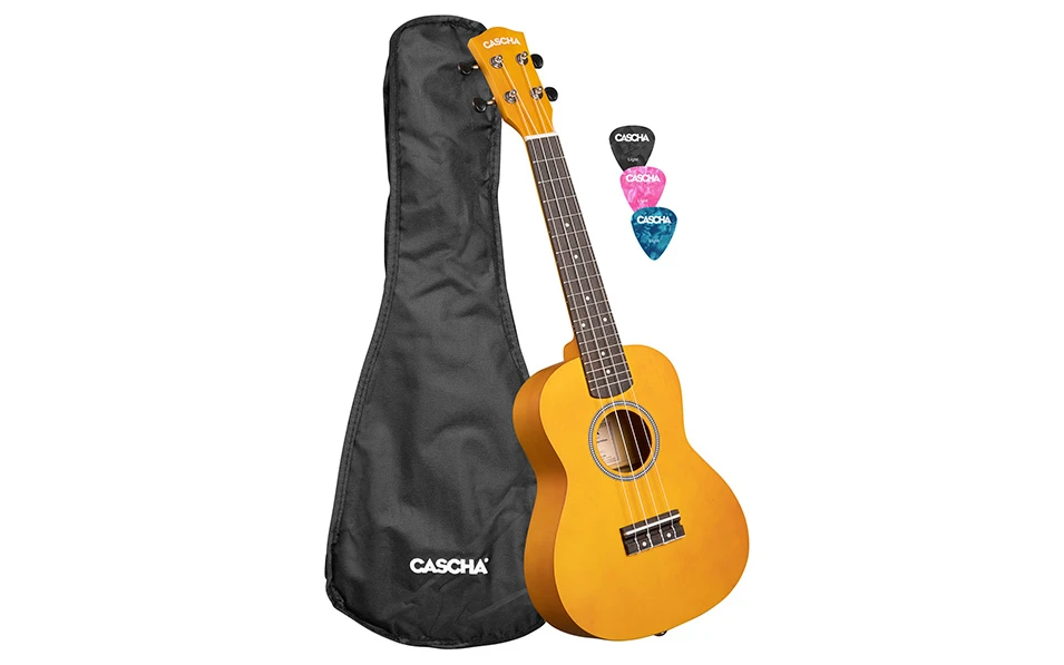 Концертно укулеле Cascha CUC105, Жълто