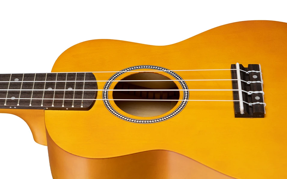 Концертно укулеле Cascha CUC105, Жълто