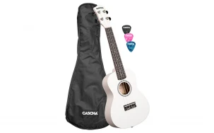 Концертно укулеле Cascha CUC106, Бяло