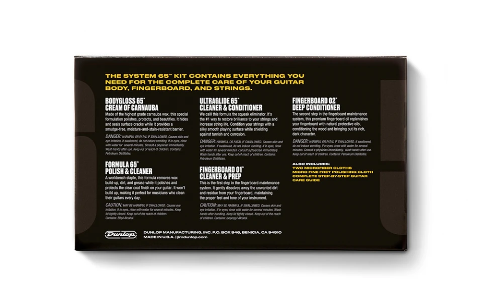 Dunlop System 65 Guitar Maintenance Kit