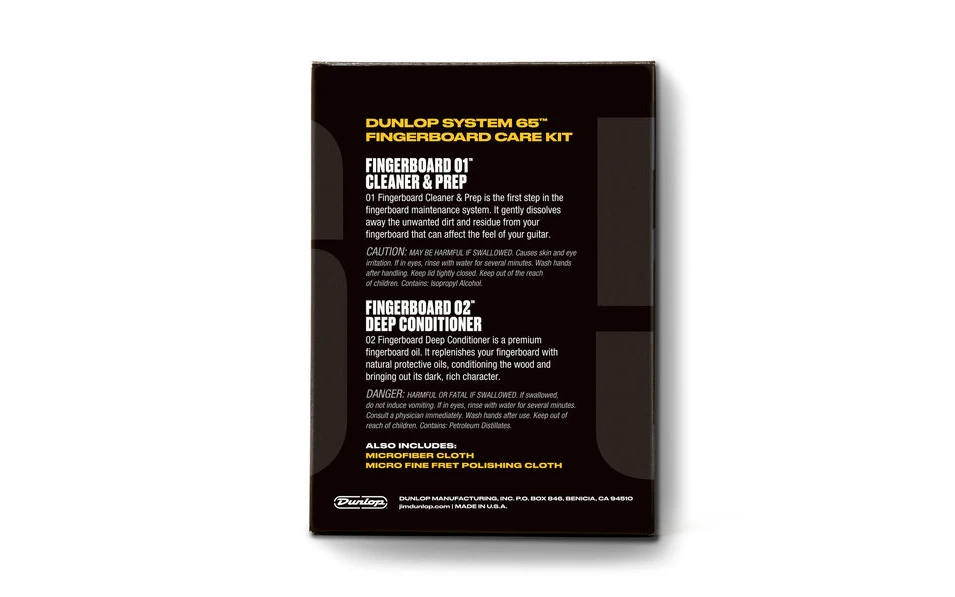 Dunlop System 65 Fingerboard Care Kit