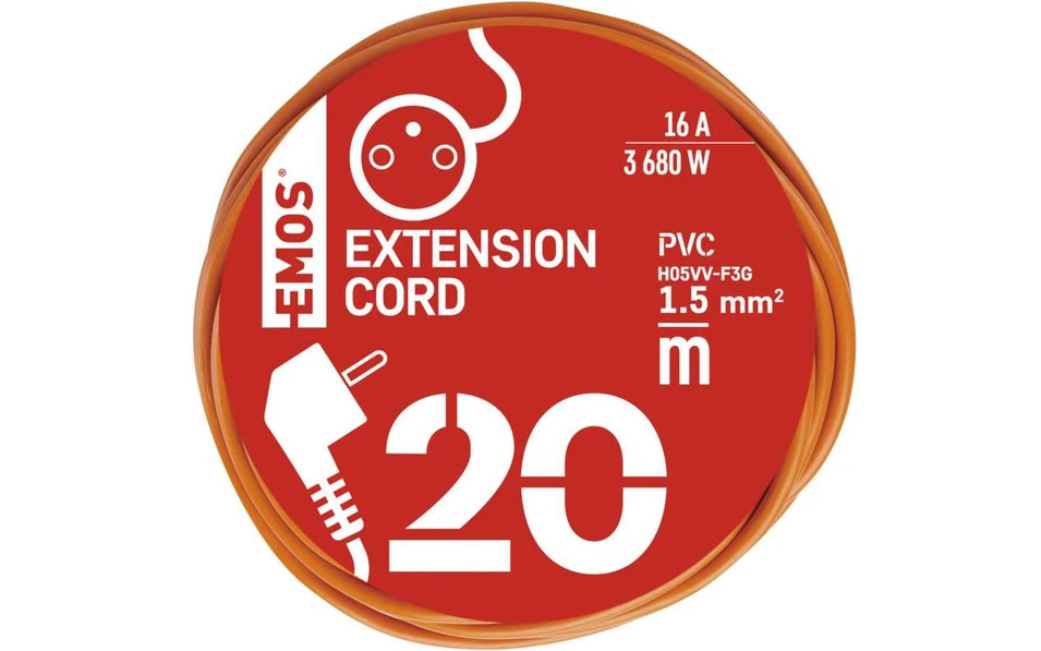 EMOS P01120 Удължител 20м.