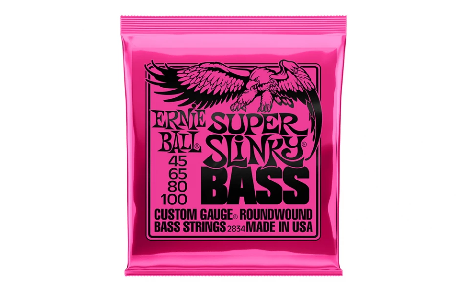 Ernie Ball 2834 Super Slinky, Струни за електрическа китара 45-100