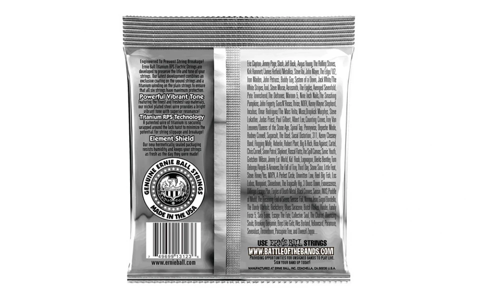 Ernie Ball 3123 Super Slinky Coated, Струни за електрическа китара 11-42