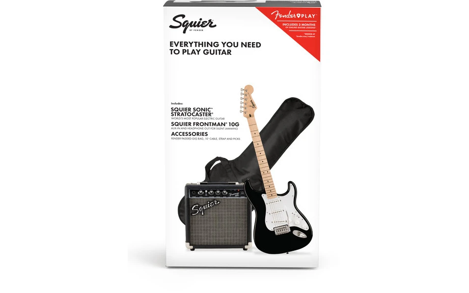 Squier Sonic Stratocaster Pack BK