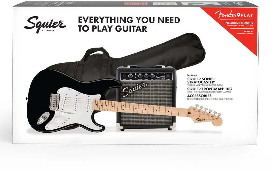 Squier Sonic Stratocaster Pack BK