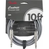Fender Contour™ Кабел за китара, Inca Silver, 10', 6.3mm/6.3mm, 3m