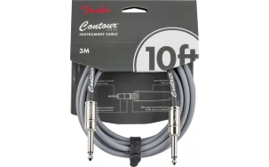 Fender Contour™ Кабел за китара, Inca Silver, 10', 6.3mm/6.3mm, 3m