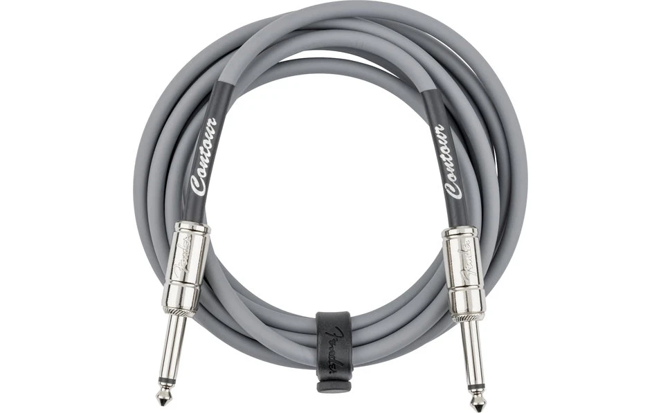 Fender Contour™ Кабел за китара, Inca Silver, 10', 6.3mm/6.3mm, 3m