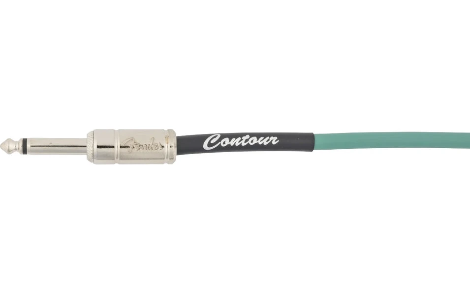 Fender Contour™ Кабел за китара, Sherwood Green, 6.3mm/6.3mm, 3m