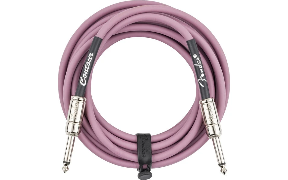 Fender Contour™ Кабел за китара, Burgundy Mist, 18.6', 6.3mm/6.3mm, 5.5m