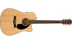 Fender CD-60SCE Dreadnought, Walnut Fingerboard, Natural
