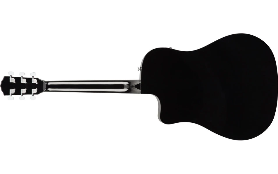 Fender CD-60SCE Dreadnought, Walnut Fingerboard, Black